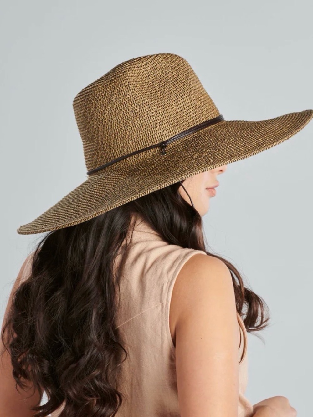 El Campo 5" Brim Sun Hat UPF50 Sun Protection with Chin Cord by San Diego Hat Co - Picture 3 of 15